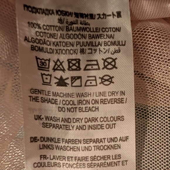 NWT - Mini Boden Rainbow Tiered Tulle Dress Pink Top Girls, Size 6-7Y, FRILLY - Picture 4 of 5